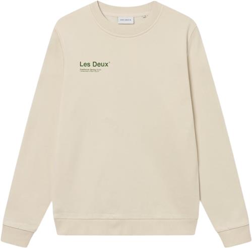 Les Deux Brody Sweatshirt 2.0 Mand Beige Sweatshirts Regular Fit Str XL - Bomuld hos Magasin