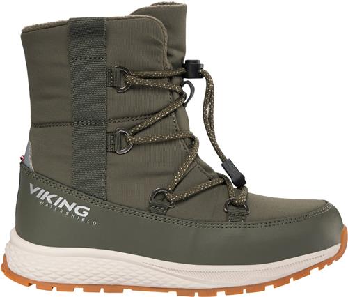 Viking Equip Warm WP SL Olive Støvler Str 38 - Gummi hos Magasin