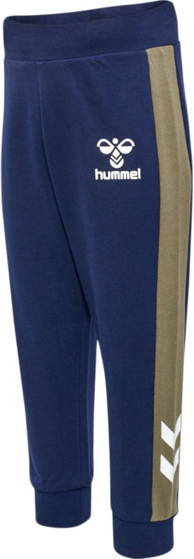 Hummel Hmlherman Pants Str 4-6 mdr / 68 cm - Blå Bukser hos Magasin