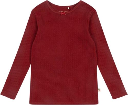 Se Konges Sløjd Minnie Blouse Gots Str 18M - Red Dahlia Bluser Bomuld hos Magasin ved Magasin