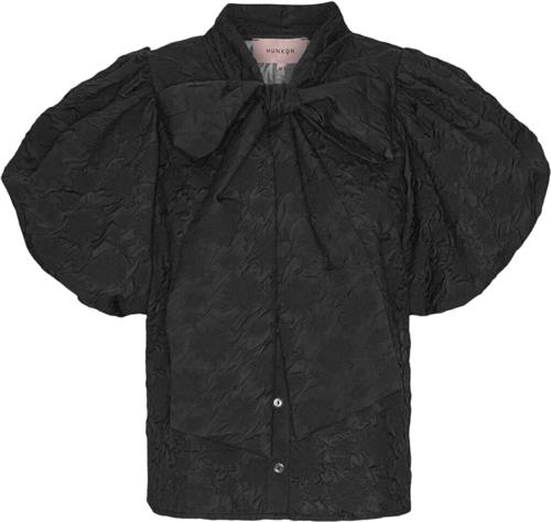 Se HUNKØN Jamie Shirt Kvinde Black Skjorter Str L - hos Magasin ved Magasin