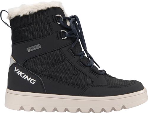 Viking Fleek Warm GTX Zip Black Støvler Str 41 - Gummi hos Magasin