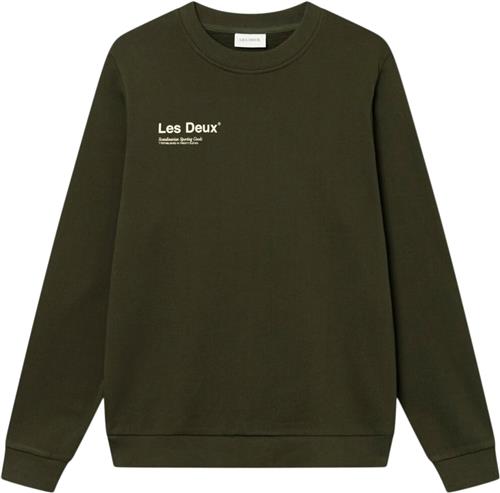 Les Deux Brody Sweatshirt 2.0 Mand Army Sweatshirts Regular Fit Str L - Bomuld hos Magasin