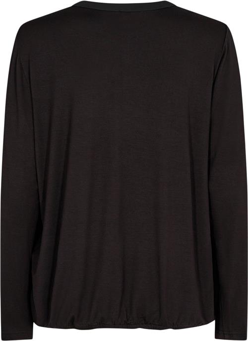 soyaconcept Schermine 1 Kvinde 9999 Black Langærmede T-shirts Str XS - Viskose hos Magasin