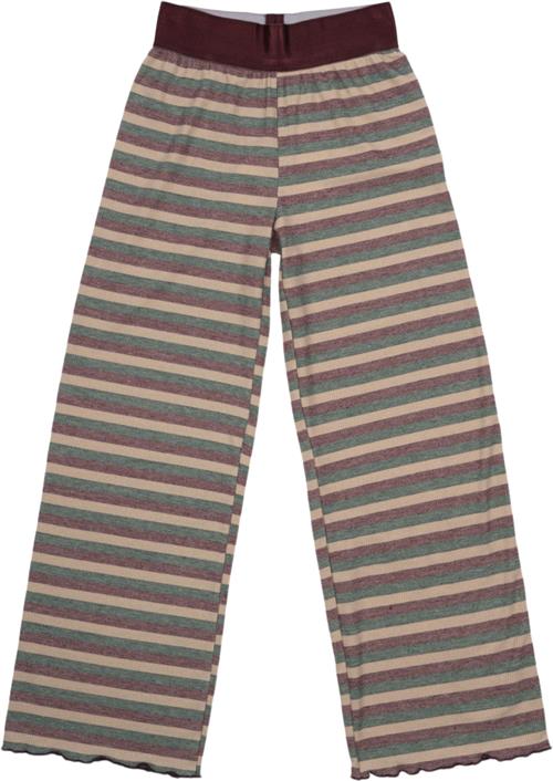 The New Tnmadeline Wide Rib Pants Str 98-104 cm/3-4 år - Multi Stripe Bukser hos Magasin