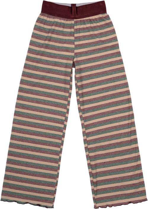 The New Tnmadeline Wide Rib Pants Str 158-164 cm/13-14 år - Multi Stripe Bukser hos Magasin