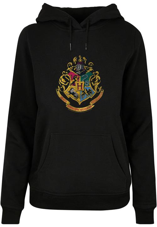 ABSOLUTE CULT Sweatshirt 'Harry Potter Distressed Hogwarts Crest'  blå / gylden gul / smaragd / sort