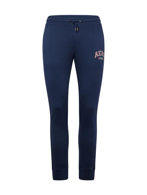 AÉROPOSTALE Sportsbukser 'ATHLETIC'  navy / knaldrød / hvid