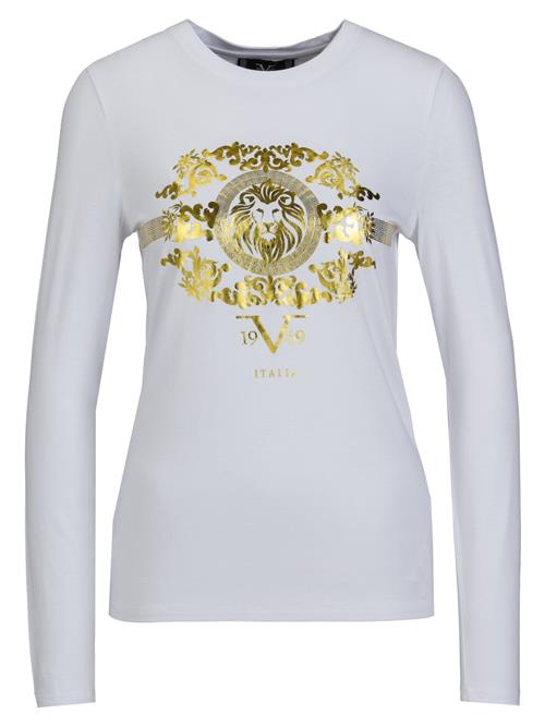 19V69 ITALIA Shirts 'Carlia'  guld / hvid