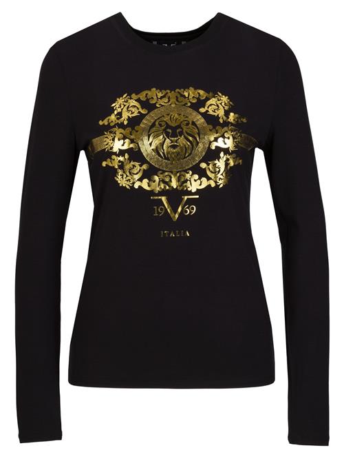 Se 19V69 ITALIA Shirts 'CARLIA'  guld / sort ved About You