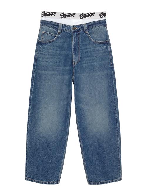 Pull&Bear Jeans  blue denim / sort / hvid