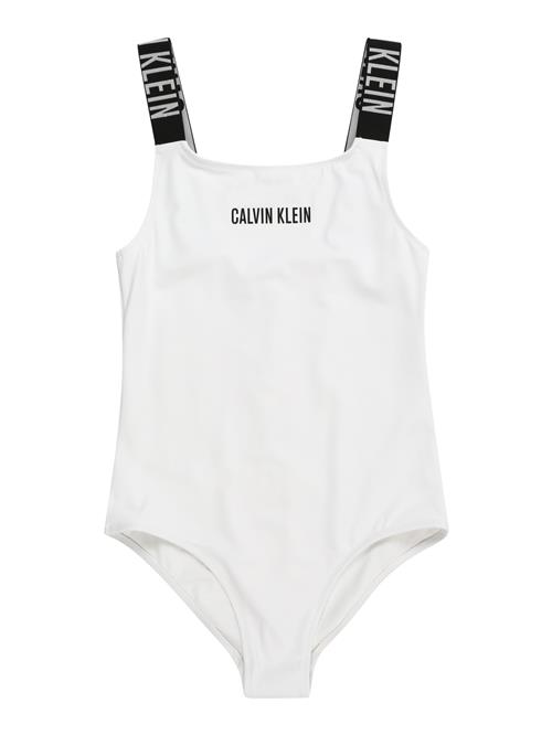 Calvin Klein Swimwear Badedragt 'Intense Power'  sort / hvid