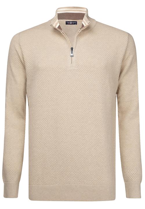 Jimmy Sanders Pullover  beige-meleret