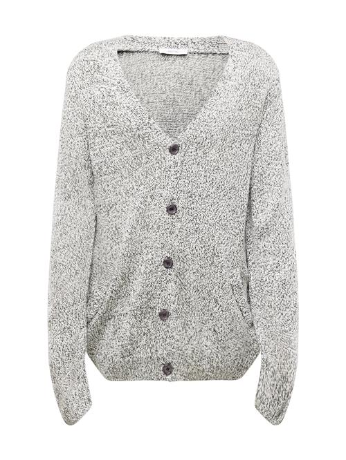 ABOUT YOU Cardigan 'Mirco'  sort / hvid