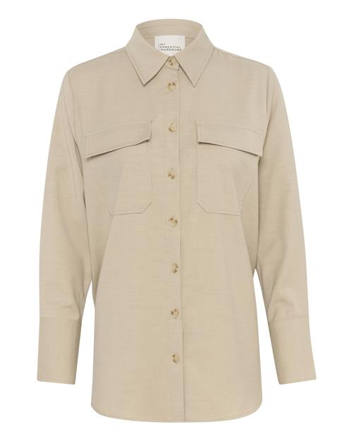 My Essential Wardrobe Bluse 'Jane'  beige / lysebeige