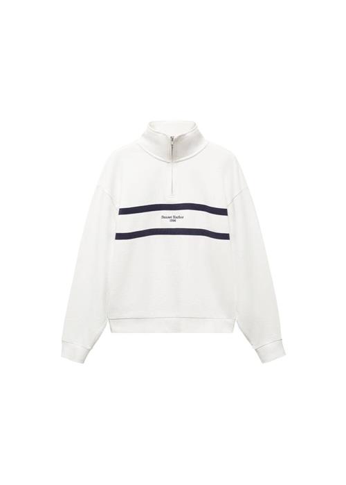 MANGO TEEN Sweatshirt 'Barca'  navy / naturhvid