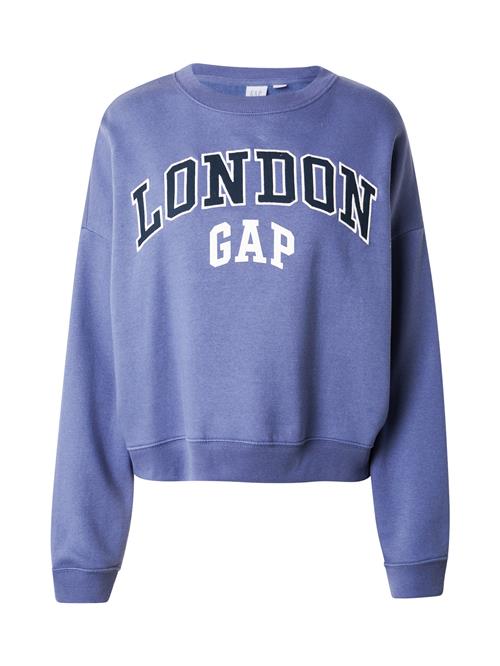 GAP Sweatshirt  royalblå / sort / hvid