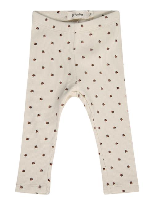Se Lil'Atelier Leggings 'NBNLago Kye'  creme / rød / sort ved About You