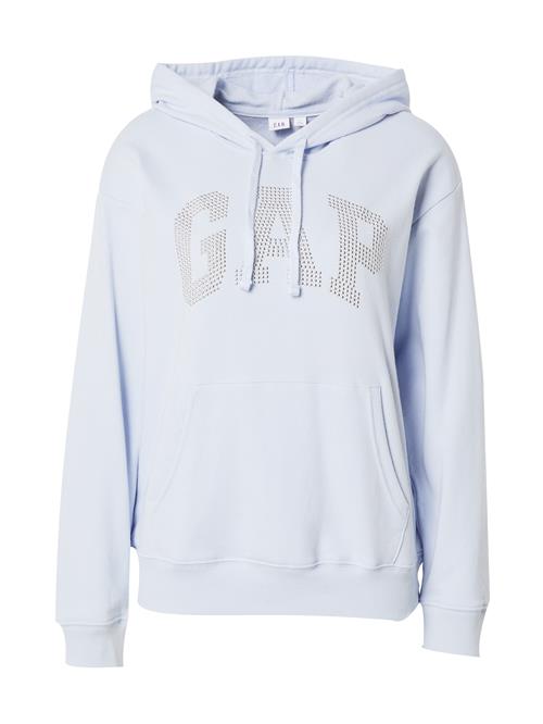 GAP Sweatshirt 'HERITAGE'  pastelblå / sølv