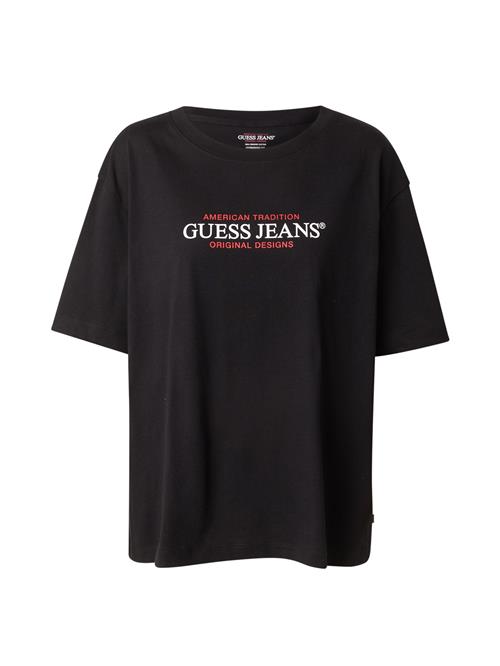 GUESS JEANS Shirts  rød / sort / hvid