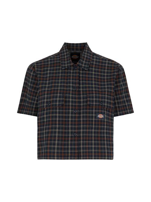 DICKIES Shirts 'SURRY'  beige / navy / rustrød