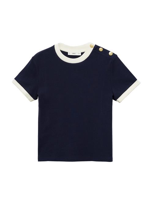 MANGO Pullover 'RAYITO'  navy / uldhvid