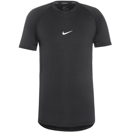 NIKE Funktionsskjorte 'Pro'  sort / hvid