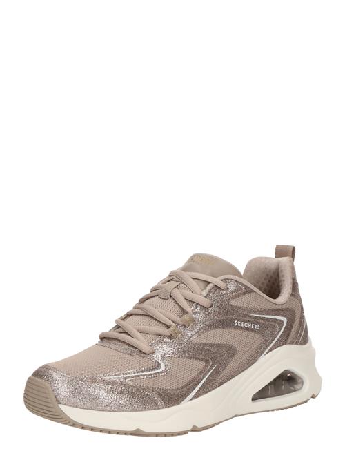 Se SKECHERS Sneaker low 'TRES-AIR UNO'  taupe / sølv / hvid ved About You