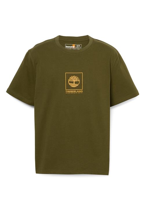 TIMBERLAND Bluser & t-shirts 'Stack Camo'  gul / oliven / hvid