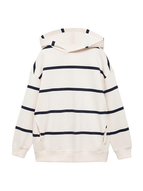 MANGO KIDS Sweatshirt 'ICE'  lysebeige / sort