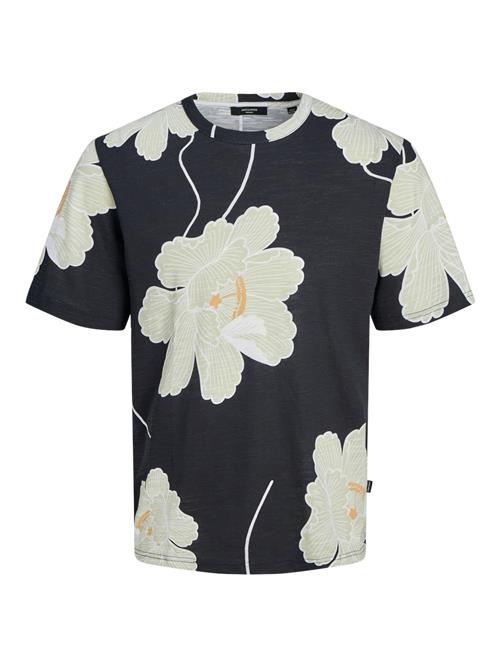 Se JACK & JONES Bluser & t-shirts 'JJPalma'  natblå / pastelgrøn / orange / hvid ved About You