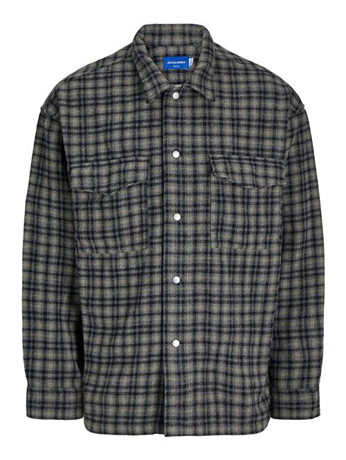 JACK & JONES Skjorte 'JORVESTERBRO'  opal / greige / sort