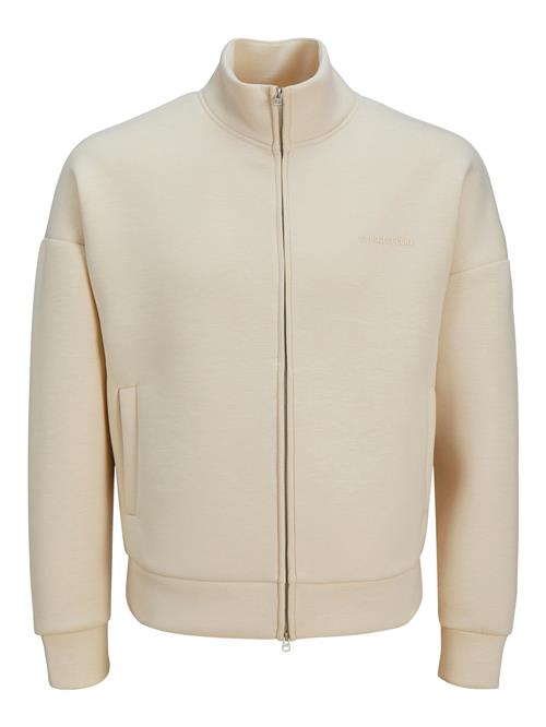 JACK & JONES Sweatjakke 'JCOKINETIC'  beige