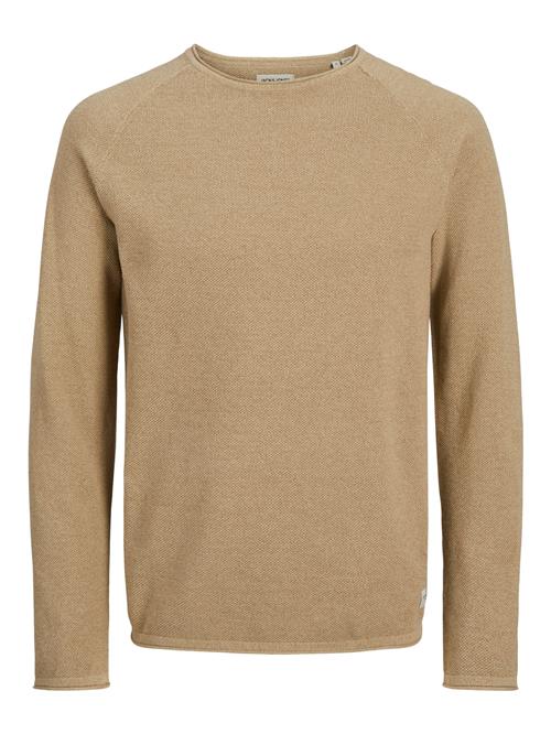 JACK & JONES Pullover 'JJEHILL'  beige