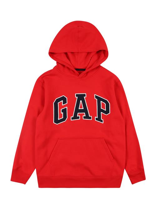 Se GAP Sweatshirt 'NEW CAMPUS'  koboltblåt / rød / hvid ved About You