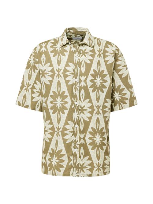 TOPMAN Skjorte  creme / siv