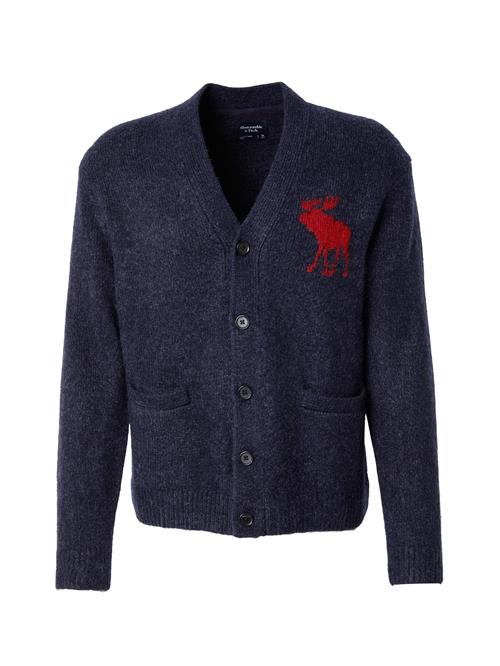 Abercrombie & Fitch Cardigan  navy / rød