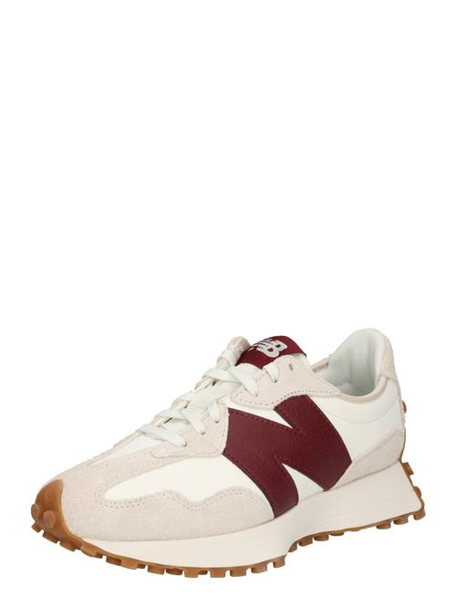 Se new balance Sneaker low '327'  lysebeige / burgunder / hvid ved About You