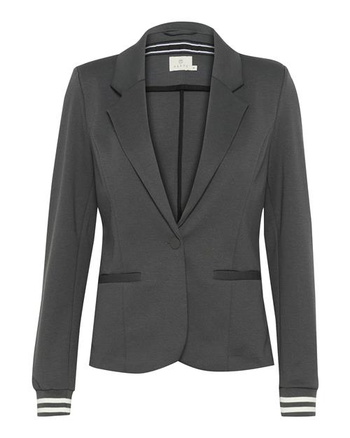 Se Kaffe Blazer 'Kinnie'  antracit / hvid ved About You