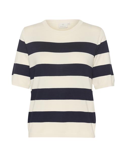 Se Kaffe Pullover 'Lizza'  navy / hvid ved About You