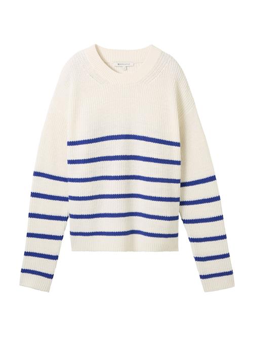 Se TOM TAILOR DENIM Pullover  blå / offwhite ved About You