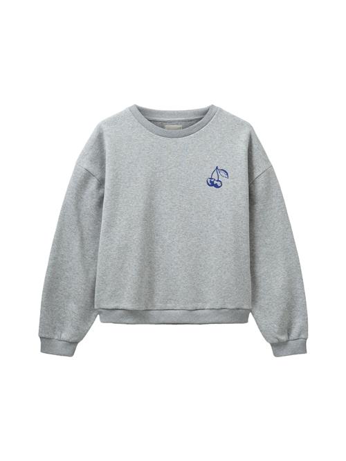 Se Sofie Schnoor Sweatshirt 'Nora'  mørkeblå / grå ved About You