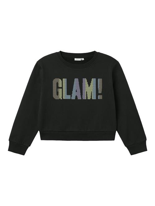 Se NAME IT Sweatshirt 'NKFRUMA'  opal / gul / lilla / sort ved About You