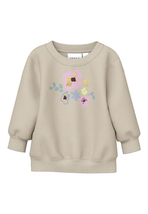 NAME IT Sweatshirt 'NBFVRILLIE'  beige / lyseblå / gul / blomme