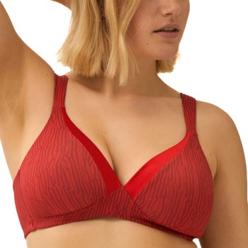 NATURANA Bh The Wednesday Padded Non Wired Bra Rød polyamid A 80 Dame