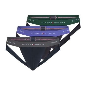 Tommy Hilfiger 3P WB Jockstrap Flerfarvet økologisk bomuld X-Large Herre