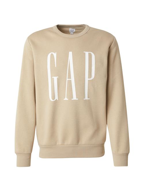 GAP Sweatshirt  khaki / hvid