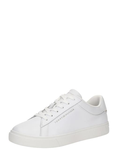 TOMMY HILFIGER Sneaker low 'ESSENTIAL COURT'  grå / hvid