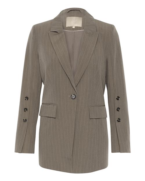 Se CULTURE Blazer  beige-meleret / grå ved About You