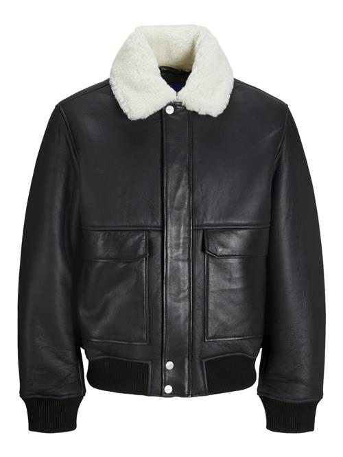 JACK & JONES Overgangsjakke 'JORMargate'  sort / hvid